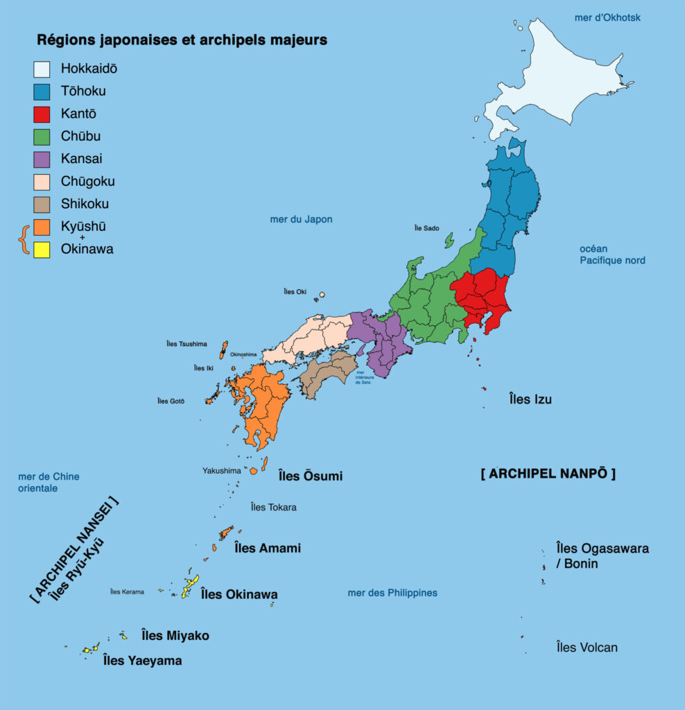 Japan Map 4 Main Islands - United States Map